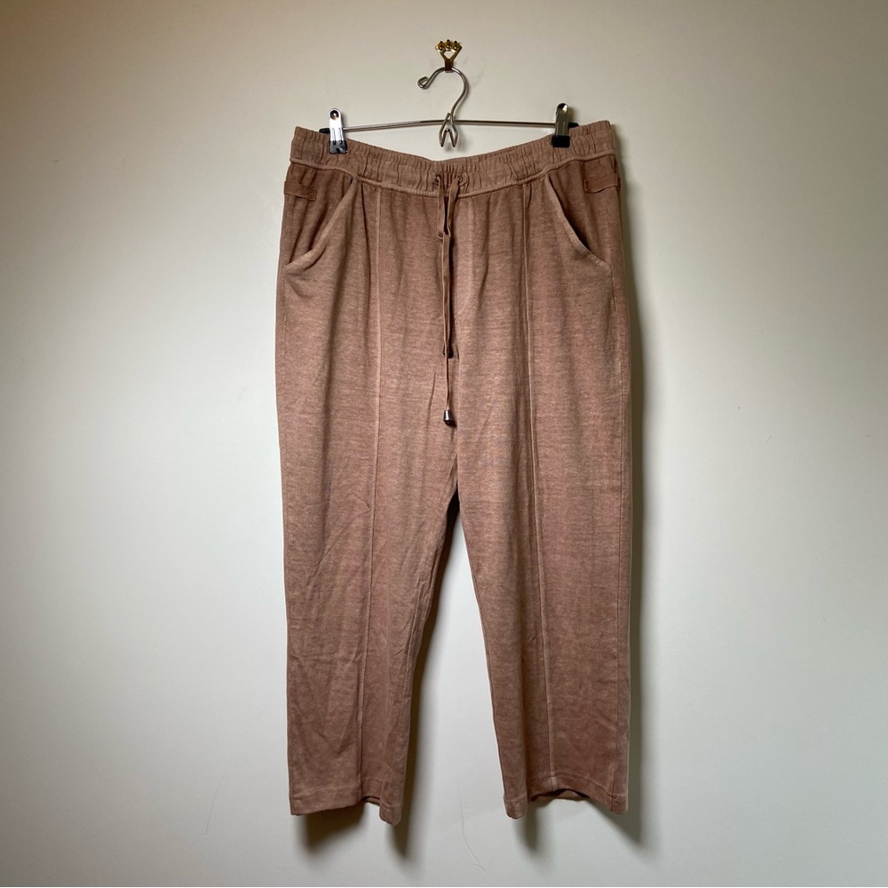 Wrap London Wide Leg Pants in Dusty Rose